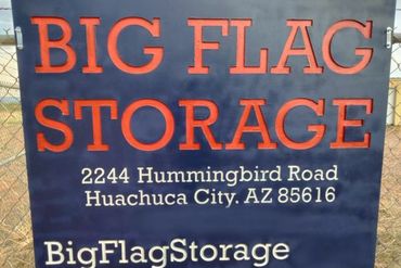 Big Flag Storage - 2244 North Hummingbird Road Huachuca City, AZ 85616