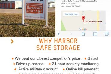 Harbor Safe Storage - 6420 South Suncoast Boulevard Homosassa, FL 34446