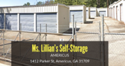 Ms. Lillian's Self-Storage - 1412 Parker Street Americus, GA 31709