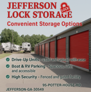 Jefferson Lock Storage - 95 Potter House Road Jefferson, GA 30549