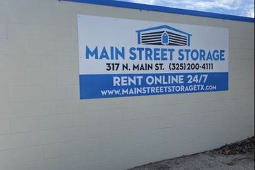 Main Street Storage - 317 North Main Street San Angelo, TX 76903