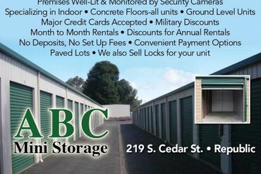 ABC Mini Storage - 309 North Lulwood Avenue Springfield, MO 65802