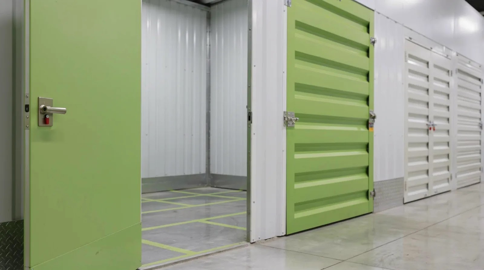 A 10x15 unit provides 150 square feet and 1,200 cubic feet, compared to 200 square