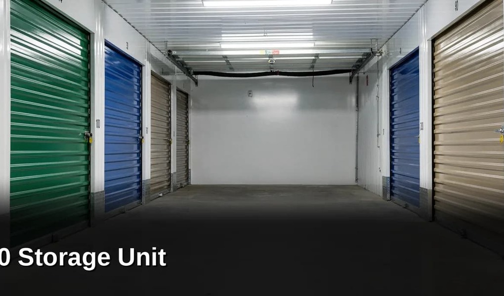 10x20 Storage Unit: Cost and What Fits