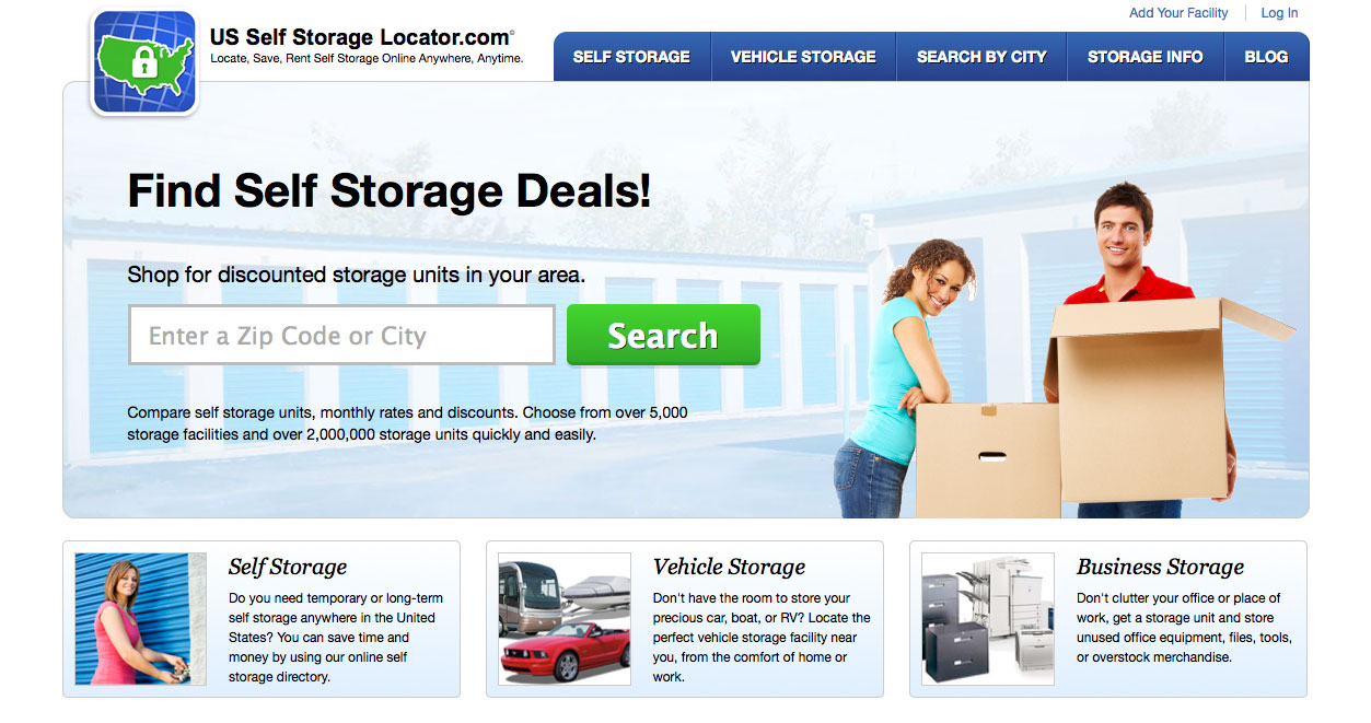 Unveiling our Self Storage Online Directory with Online Unit Rentals